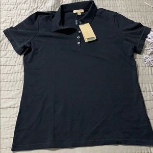 NWT Authentic Burberry Polo - Black
